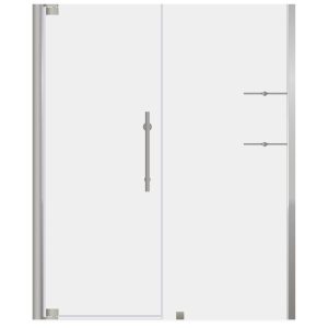 63-65 W x 72 H  Swing-Out Shower Door ULTRA-G Brushed Nickel